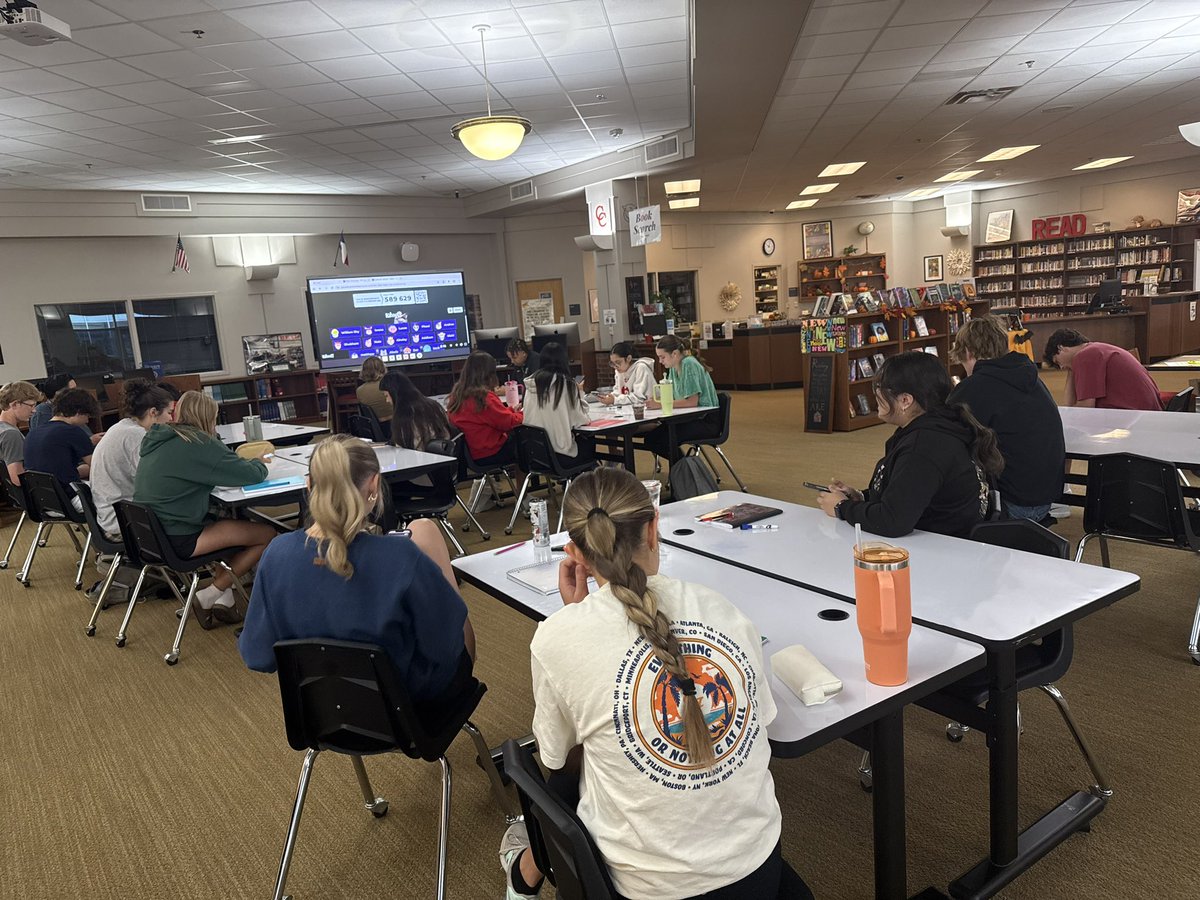 PSAT Boot Camp at CHS! Shout out to <a href="/mich27teach/">Michelle Koehl</a> ,Mrs. Keno, and these awesome students for getting up early on a Saturday morning to focus on the important stuff! <a href="/DavissonDustin/">Dustin Davisson</a> <a href="/trpinkham/">Tammy Pinkham</a> <a href="/canyonhscougars/">Canyon HS</a>