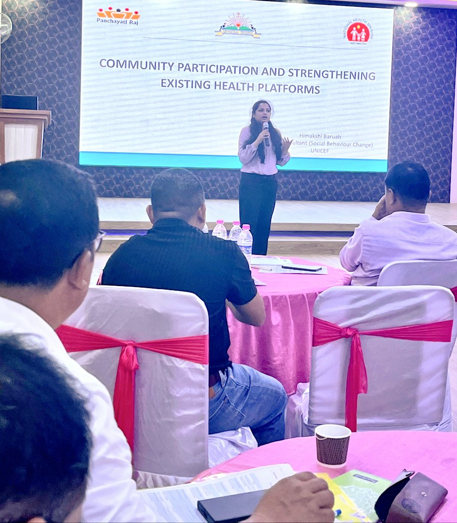 ArunachalNhm's tweet photo. State level workshop on Maternal Health for Panchayat Raj Institution members (ZPC/ZPM/GPC) and DRCHOs of all districts with technical support from @UNICEFIndia #convergence @MoHFW_INDIA @mopr_goi @PemaKhanduBJP @BiyuramWahgeBJP https://t.co/fVqRDUA5xo