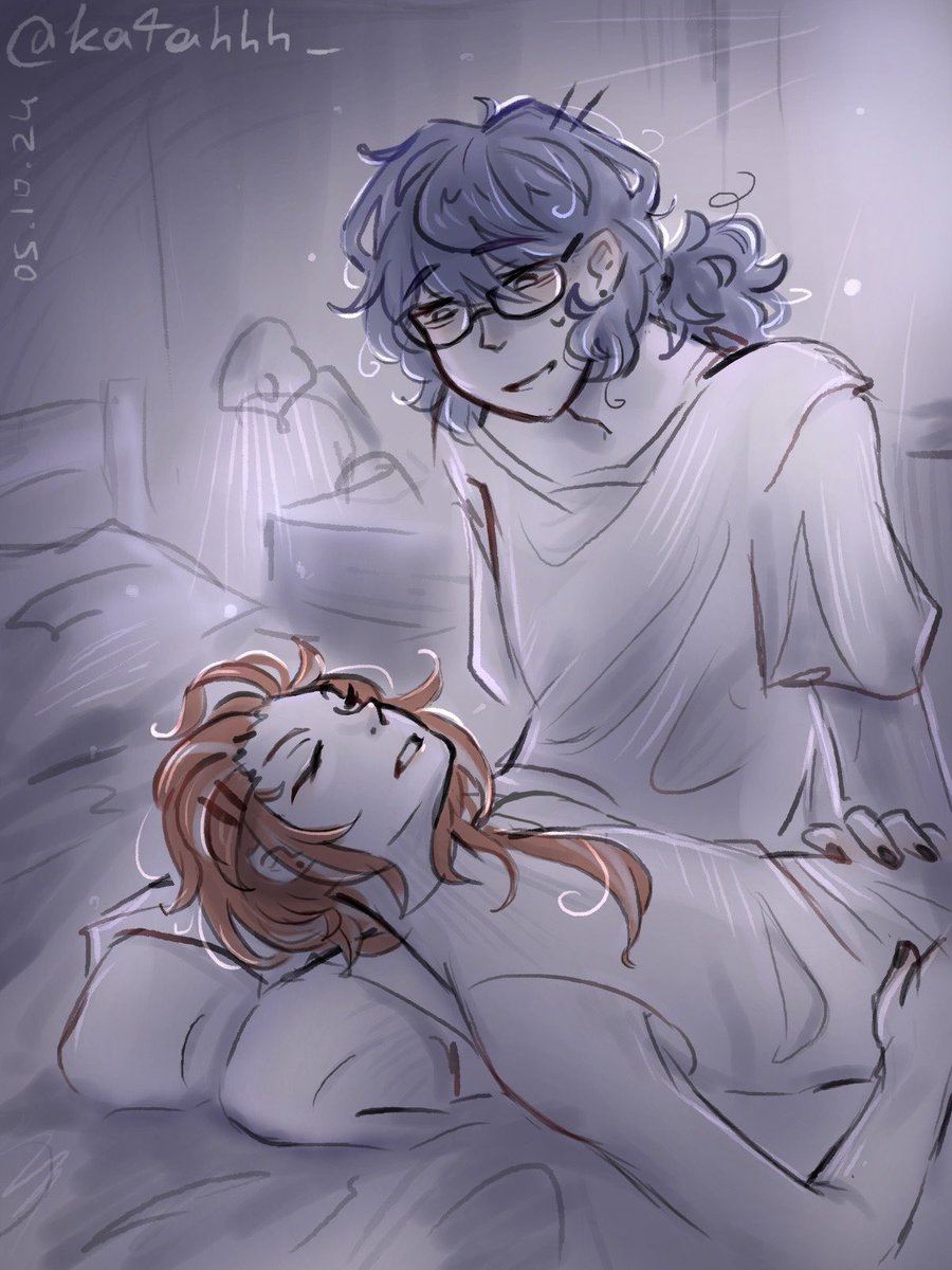 katahhh_26's tweet photo. Good morning😇😇 #natsumugi #TsumugiAoba #NatsumeSakasaki #art #EnsembleStars #青葉つむぎ #美術 #あんさんぶるスターズ https://t.co/u90BDGO7bX