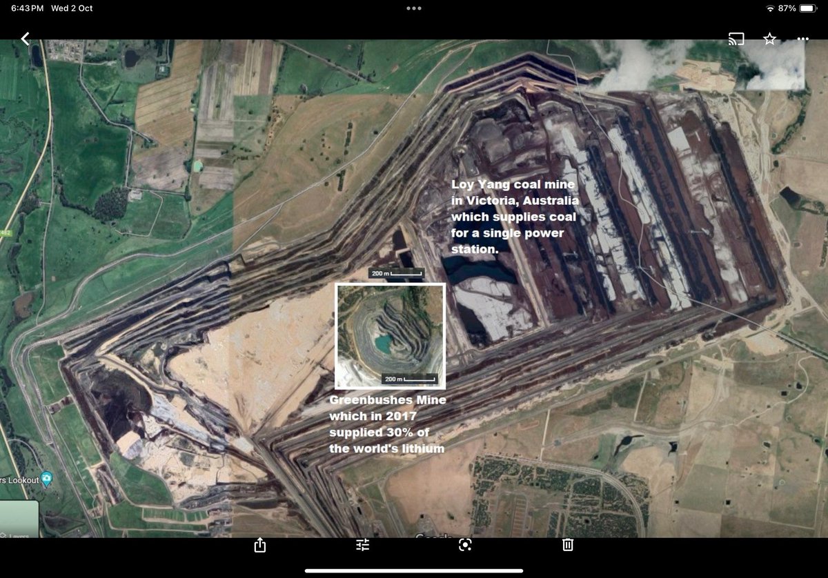 Orders of magnitude: coal vs. lithium.
