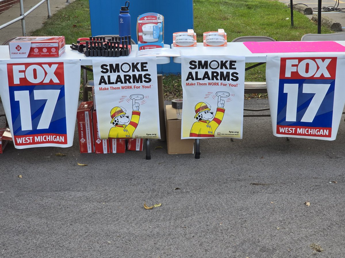 It's #FirePreventionWeek at Union City Fire Department in Branch. County, MI. <a href="/FOX17/">FOX 17</a> <a href="/ESCAPEFireSafty/">ESCAPE Fire Safety</a> @michigasafe