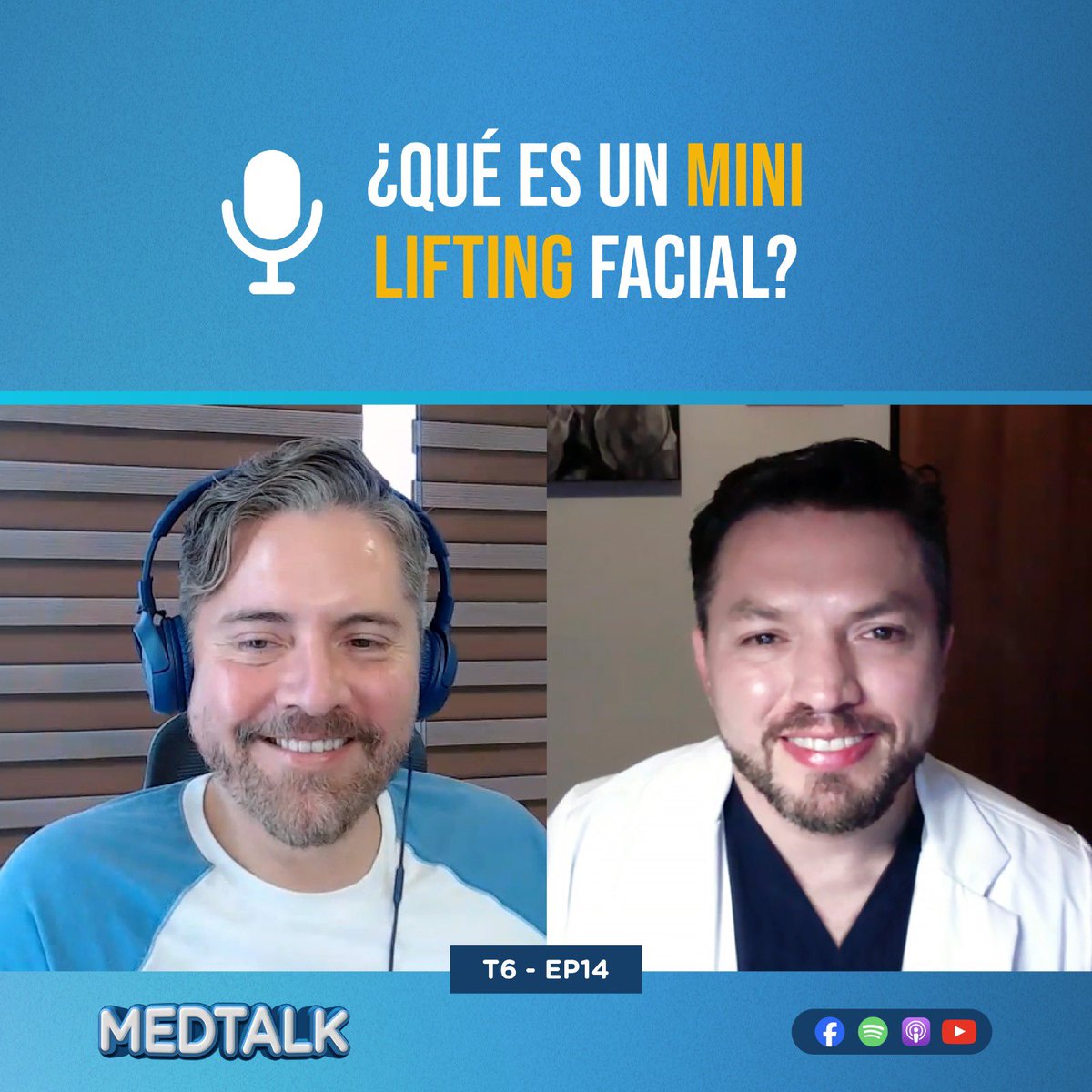 Les comparto una plática interesante sobre lifting facial, regálenme unos minutos para ver, comentar, compartir y reenviar.  Buen fin! 

MedTalk
doctorespecialistas.com/medtalk-podcas…

Youtube
youtu.be/LN-H5JbQVd8

Spotify
open.spotify.com/episode/3IiIK8…

Apple
podcasts.apple.com/us/podcast/qu%…