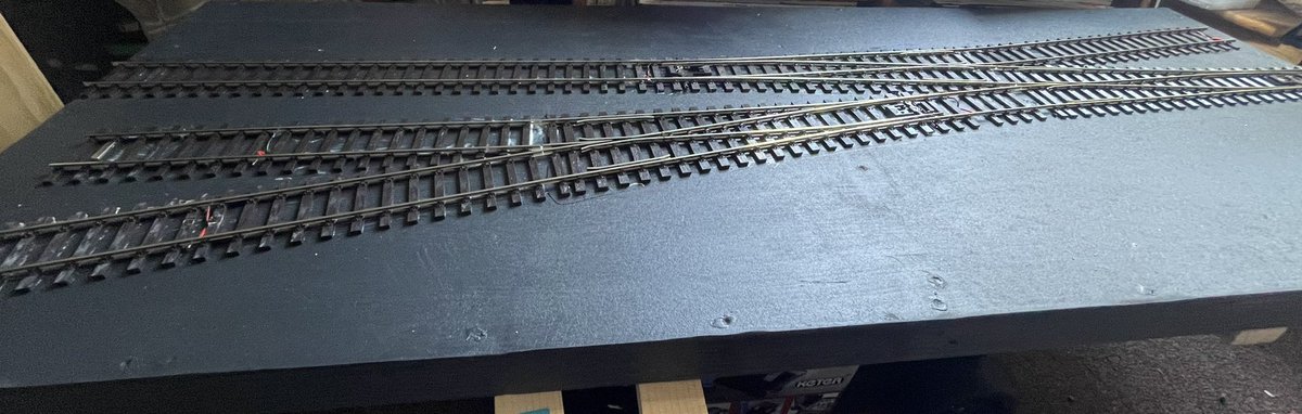 That’s the track and wiring done.