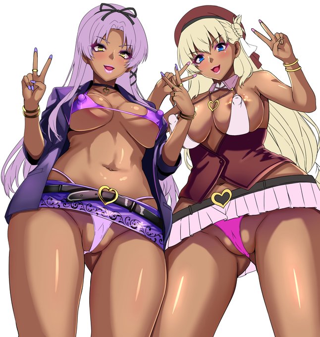 敵の状態異常攻撃で一瞬で洗脳されて戦闘員化する…の魅了NTRバージョンで、『ギャル男な雑魚敵』の『俺好みの女に染めてやるぜ!』攻撃で一瞬で魅了されて"〇〇のオンナ"にされた挙句に衣装と性格が染められたモノに変化する、っていうのを妄想した深夜イラスト途中。 