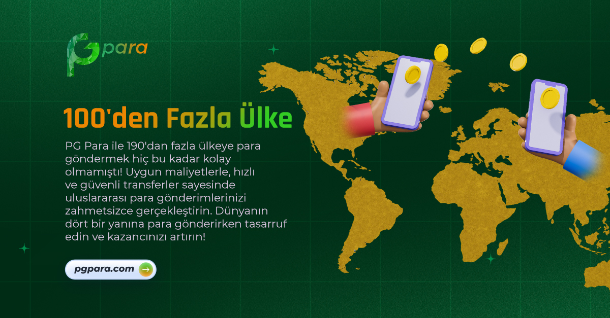 PG Para ile 100’den fazla ülkeye para göndermek hiç bu kader kolay olmamıştı!

Uygun maliyetlerle, hızlı ve güvenli transferler sayesinde uluslararası para gönderimlerinizi zahmetsizce zamanında gerçekleştirin.

#pgpara #moneytransfer #paratransferi