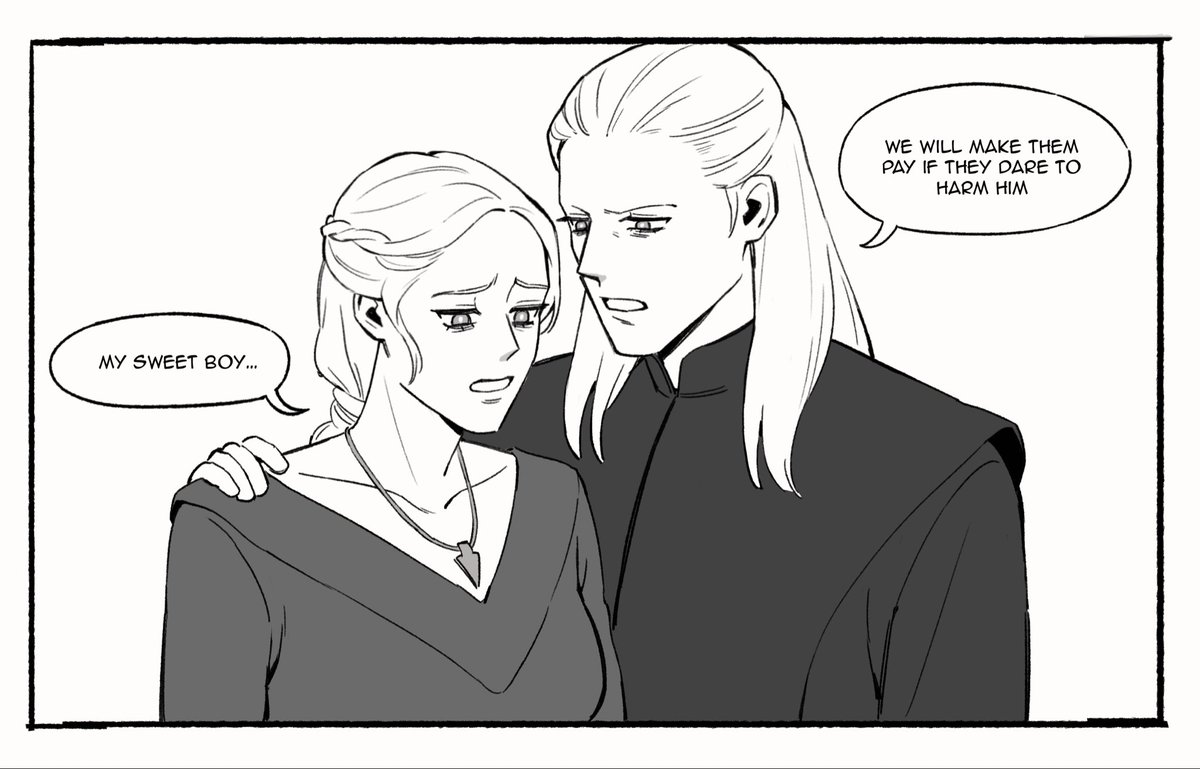 my_lord_strong's tweet image. Daemyra thinks that captive Lucerys is being tortured for info but he’s actually getting some brand new clothes 💚
#lucemond