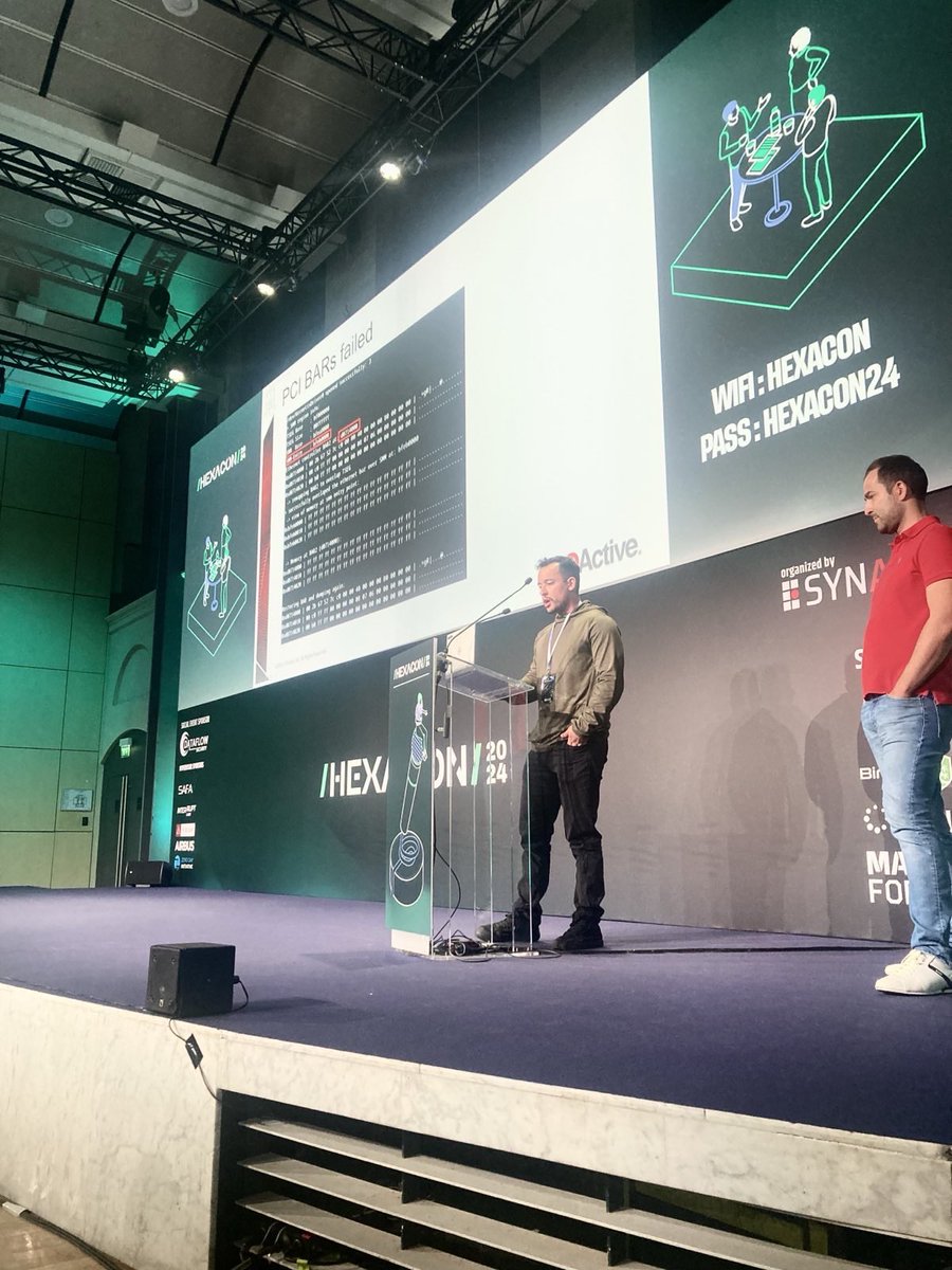 hexacon_fr's tweet photo. AMD Sinkclose: Universal Ring -2 Privilege Escalation by IOActive

#HEXACON2024 https://t.co/qm4mel5vUV