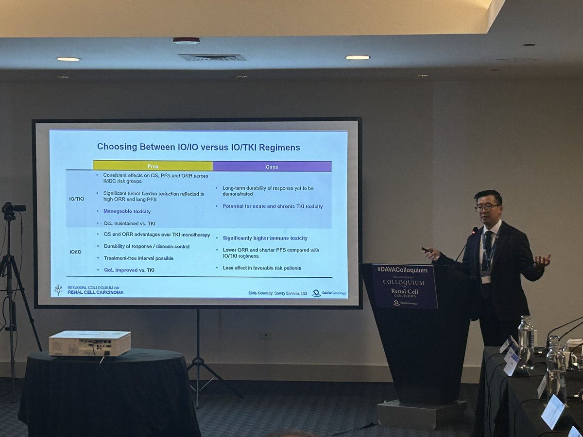 MsBethyD's tweet photo. @alantanmd Discussing front line RCC at the 2024 DAVA Colloquium in Chicago!! @sandysrimd @PBarataMD #DAVAColloquium @GregoryPynes https://t.co/wPspQhYZoI