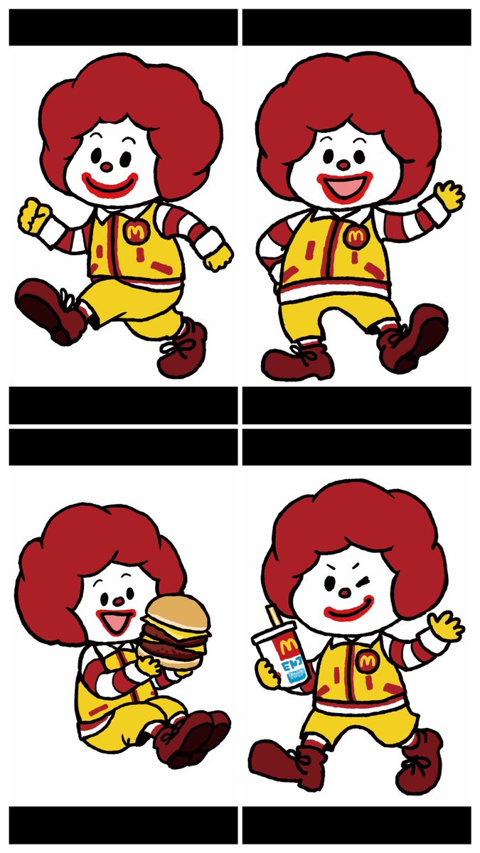昔に頼まれて描いたドナルドが流れてきてびっくりした😳実は絵柄4種類あります 
