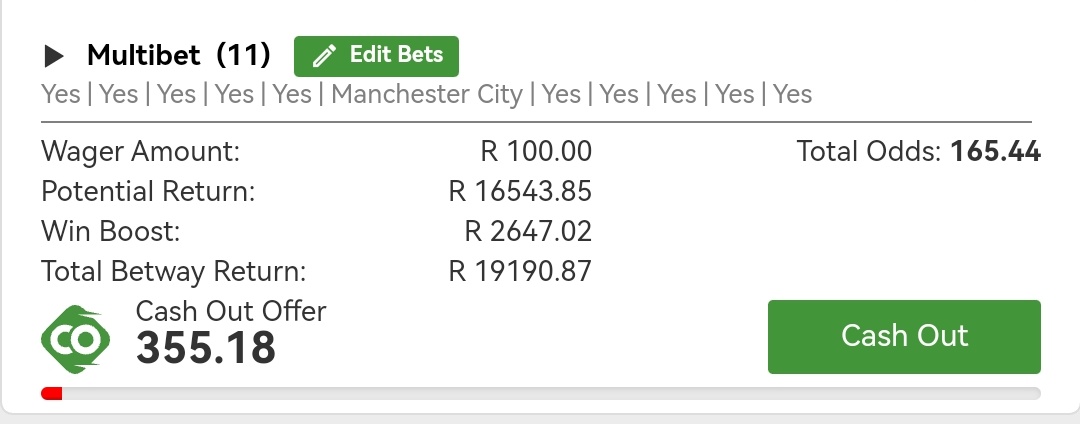 Hazelthepunter's tweet photo. The both to score does wonders✍🏼💰💥💥💥
4 more to Boom R19K
Cashout Dololo.... il wait https://t.co/eE0QjyXyqD