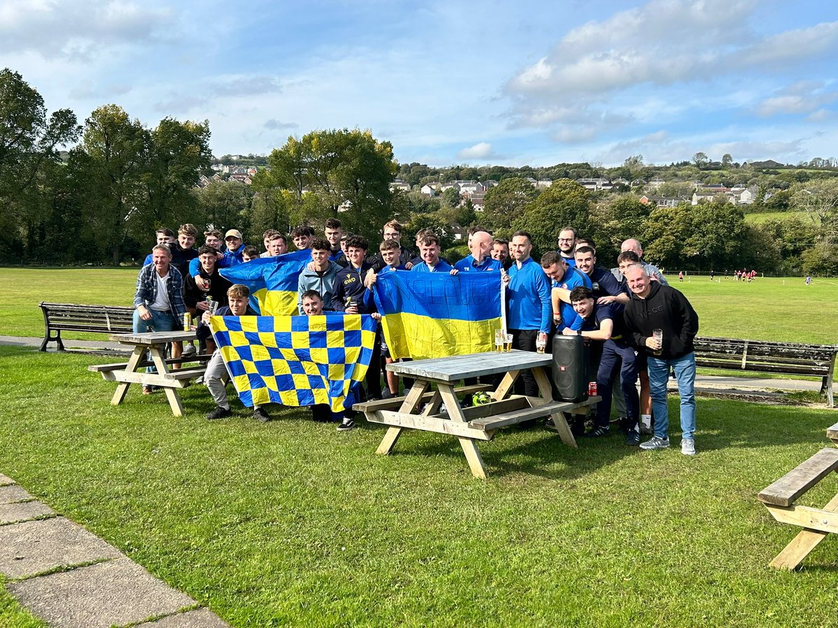 Rhos Football Club (@officialrhosfc) on Twitter photo Our 1sts advanced to the 2nd round of the West Wales Cup today with a 3-0 win away to Bancffosfelen!
2 goals from Sam Peet and 1 from <a href="/JamesDAllen96/">JDA</a> ensured a comfortable victory.
Thank you to our travelling fans for the support! Our 1sts advanced to the 2nd round of the West Wales Cup today with a 3-0 win away to Bancffosfelen!
2 goals from Sam Peet and 1 from <a href="/JamesDAllen96/">JDA</a> ensured a comfortable victory.
Thank you to our travelling fans for the support!
