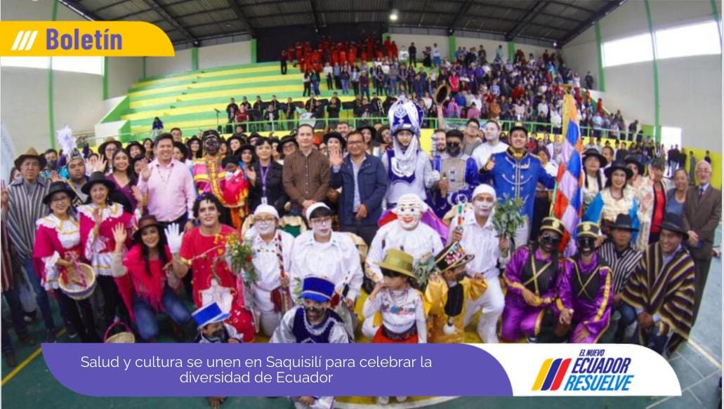 Salud_Ec's tweet photo. 📝#BOLETÍN | Con el lema “Promoviendo la Salud en un Ecuador Diverso”, más de 500 personas de Pastaza, Chimborazo, Tungurahua y Cotopaxi se dieron cita en Saquisilí para conmemorar Día de la Interculturalidad y Plurinacionalidad (12 de octubre de 2024): https://t.co/lA0CJzVXY1 https://t.co/muex7nMIX5