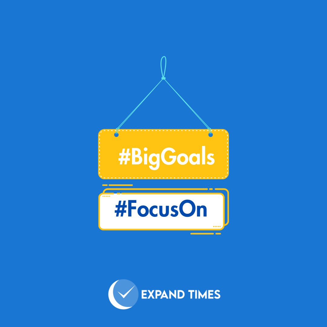 expandtimes's tweet photo. You can't do big things if you're #Distracted by small things. What's one small distraction you can cut out today? #StayFocused on your #Biggest #Goals. - #Focus #ExpandTimes #FocusOn https://t.co/6xRCYR6x6t