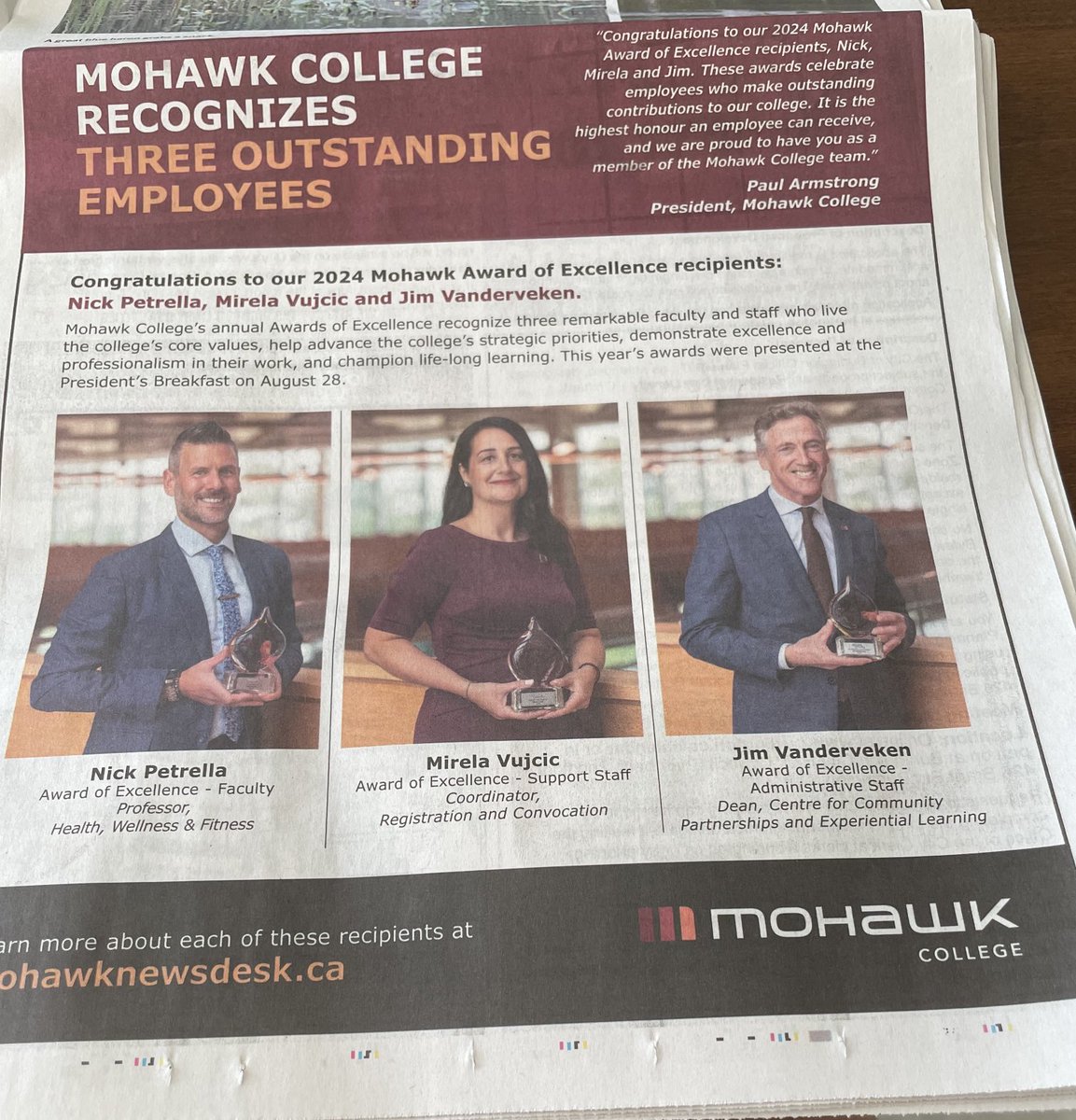 Emily Ecker (@em_ecker) on Twitter photo Congratulations to these amazing Mohawk college employees! Special shout out to Jim <a href="/jvanvek/">Jim Vanderveken</a> who is our rock!!Thanks for all you do!!! <a href="/mocityschool/">City School by Mohawk</a> <a href="/MohawkCollege/">Mohawk College News</a> Congratulations to these amazing Mohawk college employees! Special shout out to Jim <a href="/jvanvek/">Jim Vanderveken</a> who is our rock!!Thanks for all you do!!! <a href="/mocityschool/">City School by Mohawk</a> <a href="/MohawkCollege/">Mohawk College News</a>