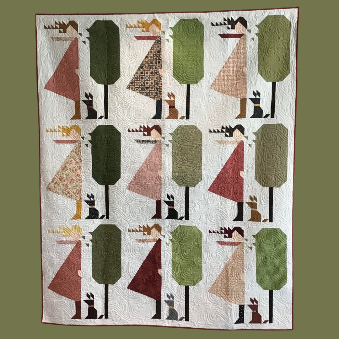 We have had a beautiful new quilt titled "Windy Days" arrive at the Parrott Gallery by Janette Anderson. It can be found in our Corridor Gallery.