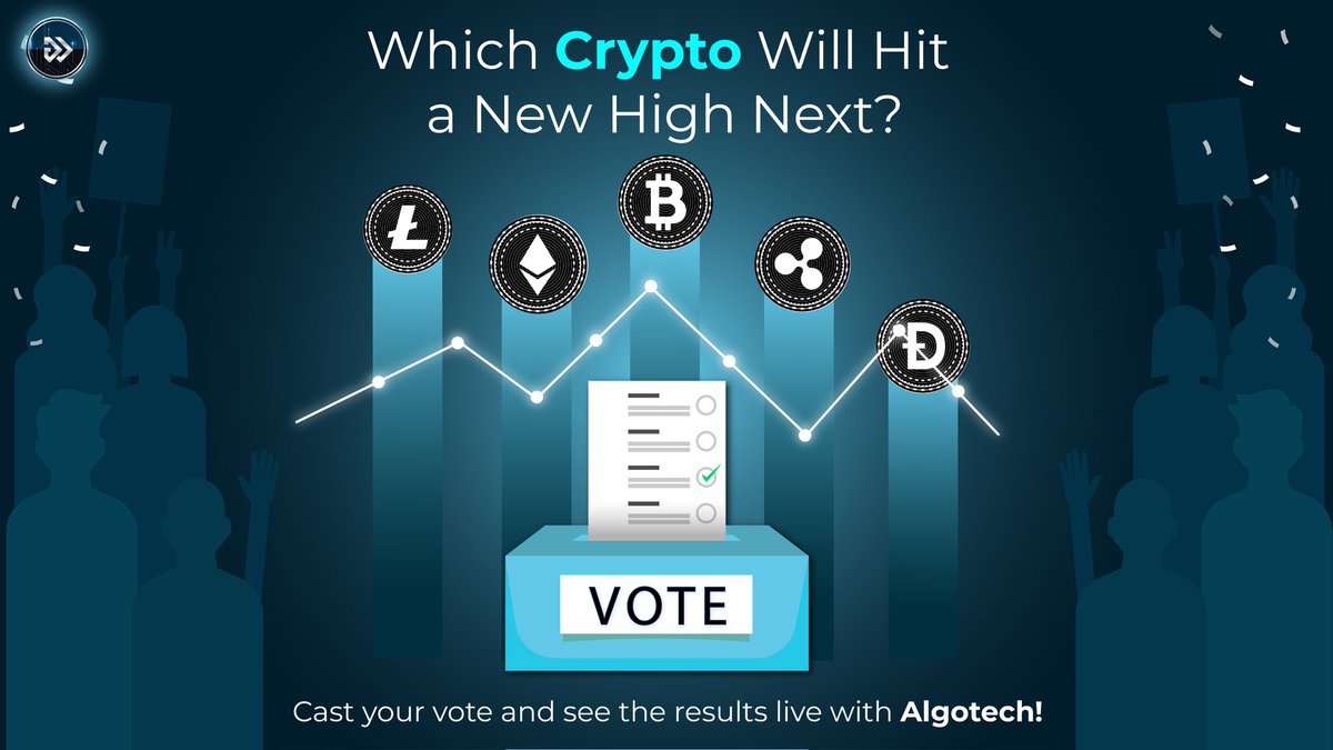 algotechtrade's tweet image. Which crypto will reach new heights? 🌐 Drop your predictions in the poll below and watch the community’s choices in real-time! 

#CryptoPredictions #AlgotechInsights