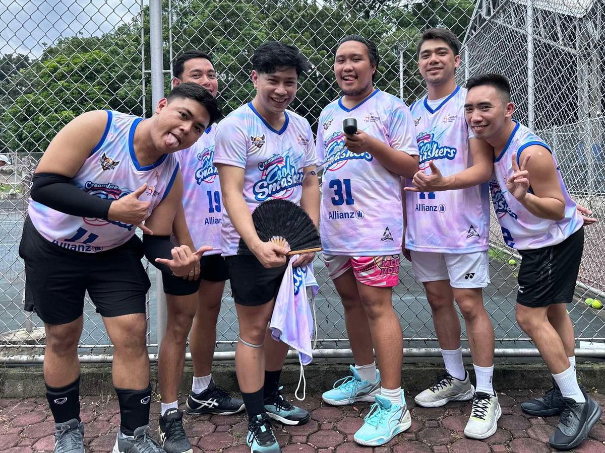 abranteyyy's tweet image. Pinanindigan talaga pagiging #creamline HAHAHAHA congrats satin guys! 💕🍦