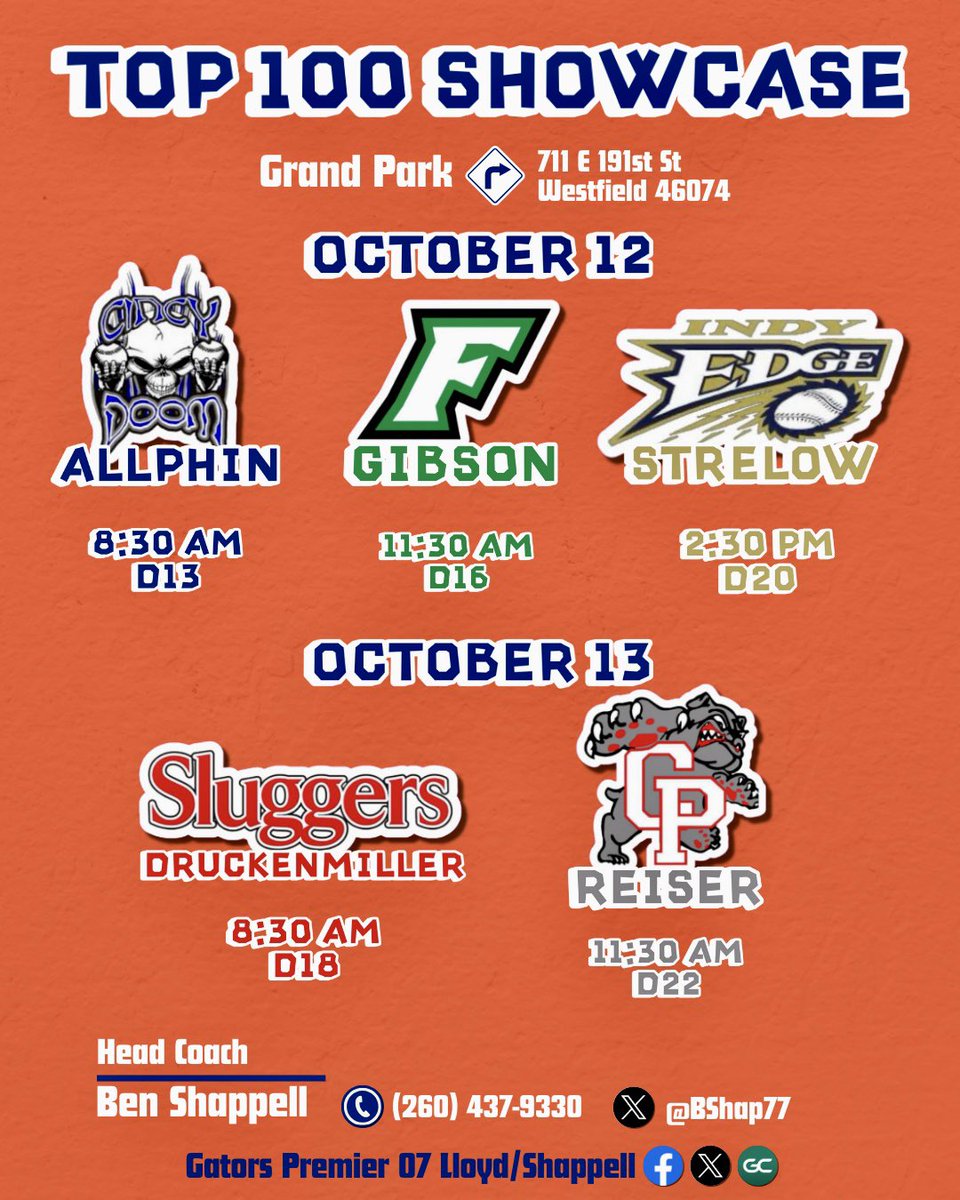 Gators Premier 07 Lloyd/Shappell (@gatorsshappell) on Twitter photo Get ready for an amazing weekend! We're gearing up for the <a href="/FutureSoftball/">Future Stars of Softball</a> Top 100 Showcase - don't miss out on the action! Get ready for an amazing weekend! We're gearing up for the <a href="/FutureSoftball/">Future Stars of Softball</a> Top 100 Showcase - don't miss out on the action!