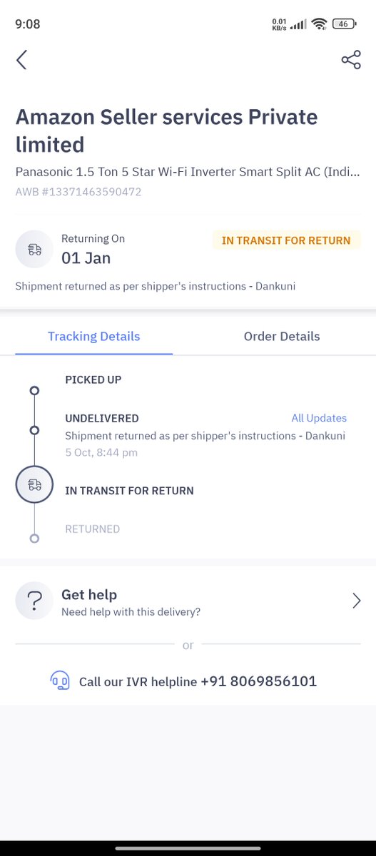 SMTECHYT's tweet photo. @delhivery @help_delhivery I ordered 1.5 TON Ac On @amazonIN Great indian Festival On discount But The order Shows It's wrong adress But on same adress it deliver my other pakages since 4 years.. wTF 😡😡 If I don't Get the paakage Ready to bare thr Discount money #Delhiveryscam https://t.co/UXCSQ2pepT
