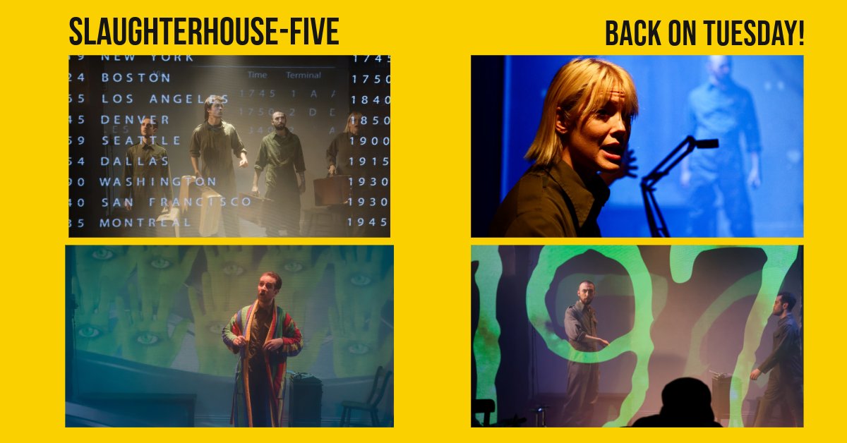 Jack Studio Theatre (@brocjacktheatre) on Twitter photo Last show of the week for Kurt Vonnegut’s Slaughterhouse-Five from the award-winning <a href="/Sgtheatre/">So It Goes Theatre</a>
Grab a ticket here: bit.ly/3VWhsYo
Back on Tuesday for the final two weeks.
Runs 4 - 19 October.
📸by <a href="/the_ocular/">The Ocular Creative</a> Last show of the week for Kurt Vonnegut’s Slaughterhouse-Five from the award-winning <a href="/Sgtheatre/">So It Goes Theatre</a>
Grab a ticket here: bit.ly/3VWhsYo
Back on Tuesday for the final two weeks.
Runs 4 - 19 October.
📸by <a href="/the_ocular/">The Ocular Creative</a>