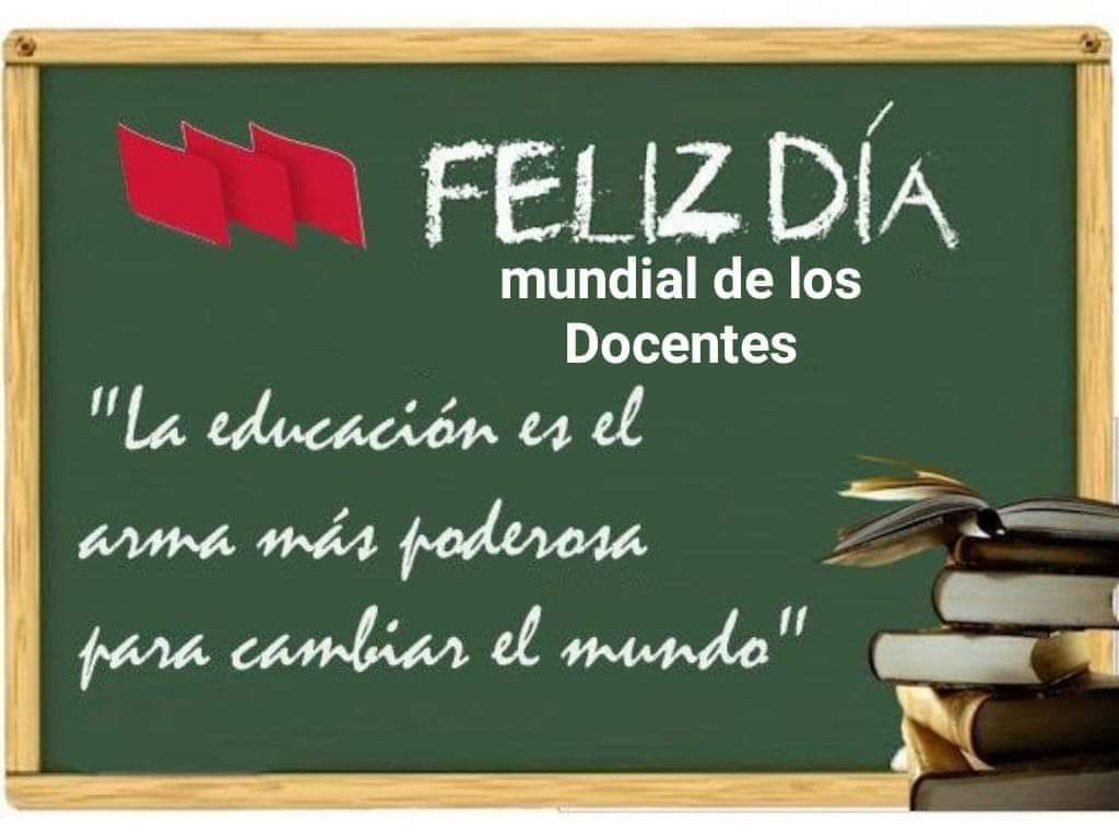 jazzarqjcarreon's tweet photo. A todos mis queridos amigos y compañeros Maestros! Felicidades en el día Mundial de los Docentes!!
Les mando un gran abrazo con la recomendación de siempre: Escuchen un poco de Jazz! https://t.co/DQRPPiPks5