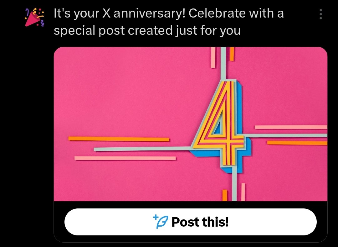 Wtf? 4 years already? Bruh.