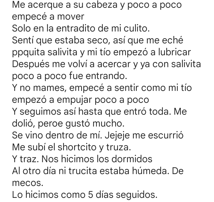 relatoscal's tweet image. Dm abierto para que manden sus relatos.
Like y RT para mas.

Mi tío "dormido"
#morbo #tio #hot #paja