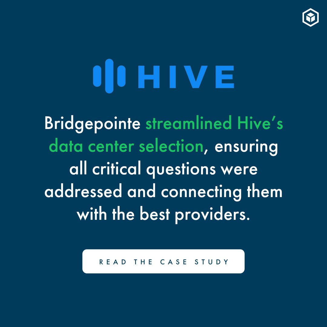 ManWong168's tweet image. By trusting Bridgepointe on 15 data center expansion projects, Hive has been able to save 180 hours and thousands of dollars.

Here’s how Bridgepointe can help you do the same – bit.ly/3NcHbYo

#DataCenterExpertise #DataCenterConsulting  #CloudComputing