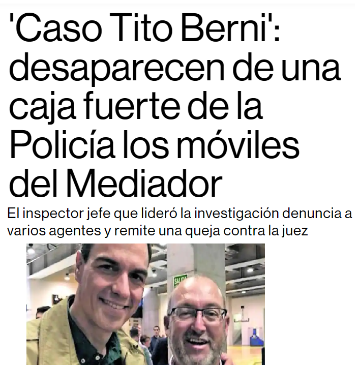 CCivicaCatalana's tweet photo. O desaparecen las pruebas o fallecen los testigos o caducan los procedimientos o hay "errores judiciales". No es Sicilia, es la España de Sánchez. https://t.co/GPh3cIBedi