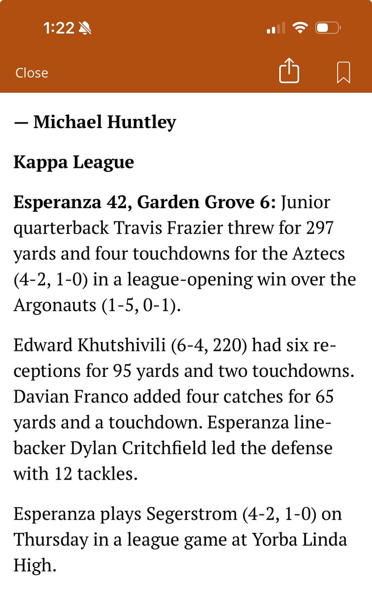 Travis Frazier tweet media