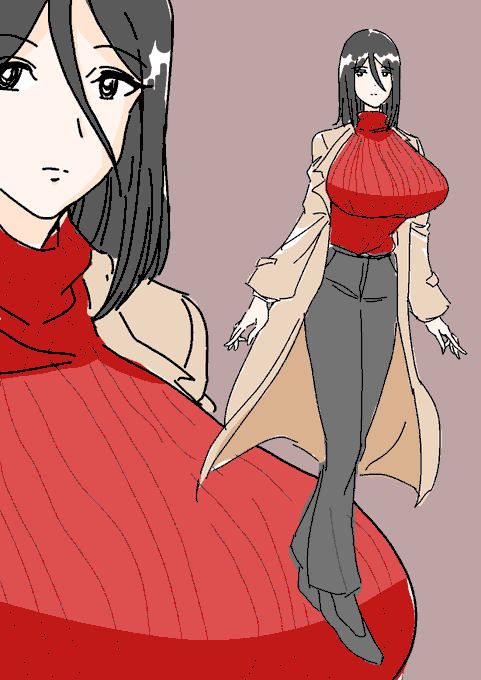 昨日の夕方すれ違った人の服装
赤のニットの衝撃たるや、正直下なにはいてたか憶えてない 