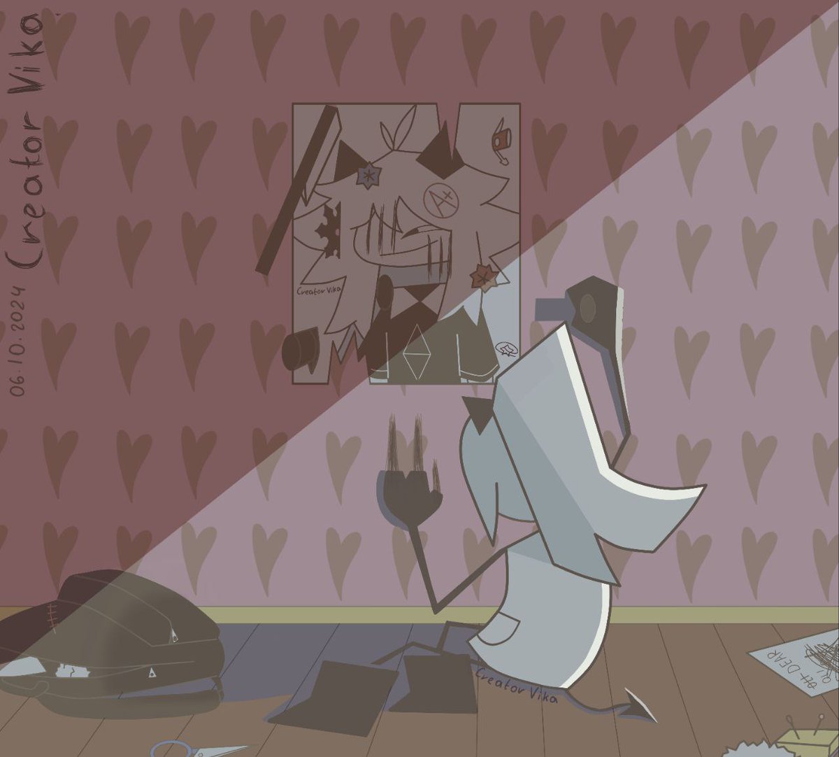 Create_cucarach's tweet image. Day two: sharp objects 
Poor girl...
#fpe #fperiley #fundamentalpapereducation #riley #goretober #october #art #fundamentalpapereducationriley
#fundamentalpapereducation_art