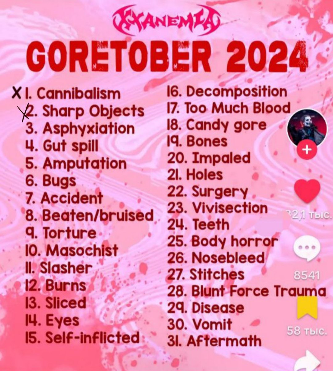 Create_cucarach's tweet image. Day two: sharp objects 
Poor girl...
#fpe #fperiley #fundamentalpapereducation #riley #goretober #october #art #fundamentalpapereducationriley
#fundamentalpapereducation_art