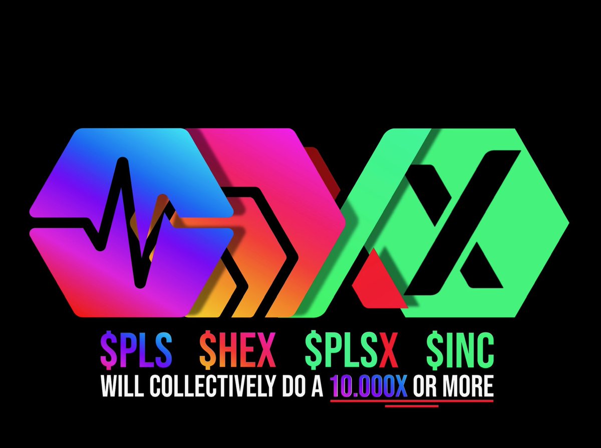 HviidHEX's tweet image. HEX can make another 10x on #PulseChain and people will still be like: “it’s down 70% from ATHs”. Meanwhile they could’ve been up thousands of percent, if just they accumulated the bottoms we all screamed about

$PLS will do at least a 1000x 

$PLSX will do at least a 1000x…