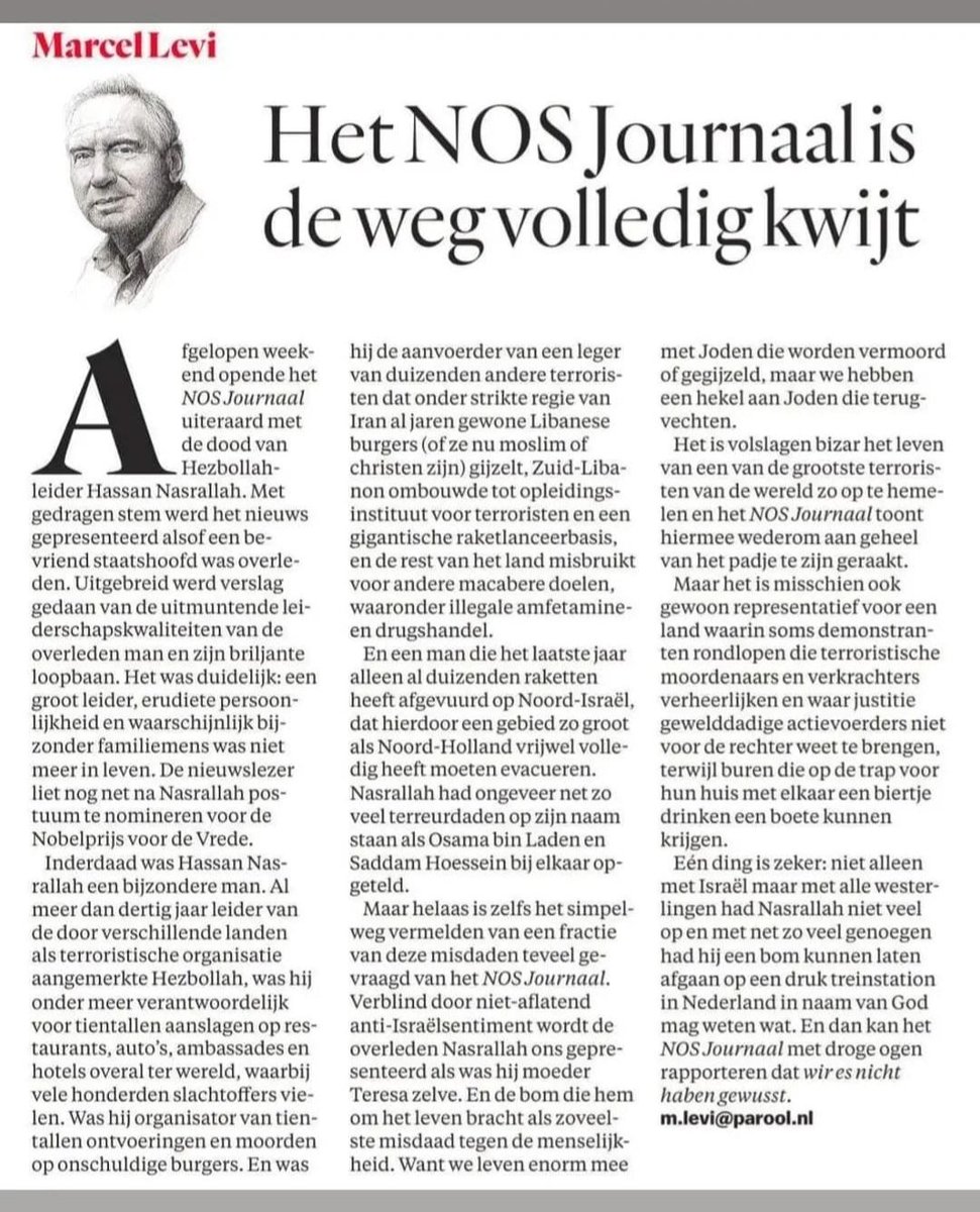 Lees even deze column van <a href="/MarcelLevi/">Marcel levi</a>...  #onzebelastingcenten <a href="/NOS/">NOS</a> <a href="/nosnieuws/">NOSJournaal</a> <a href="/BlikopNOS/">Blik op Nosjournaal</a> <a href="/NOSjournaalop3/">NOS Journaal op 3</a>