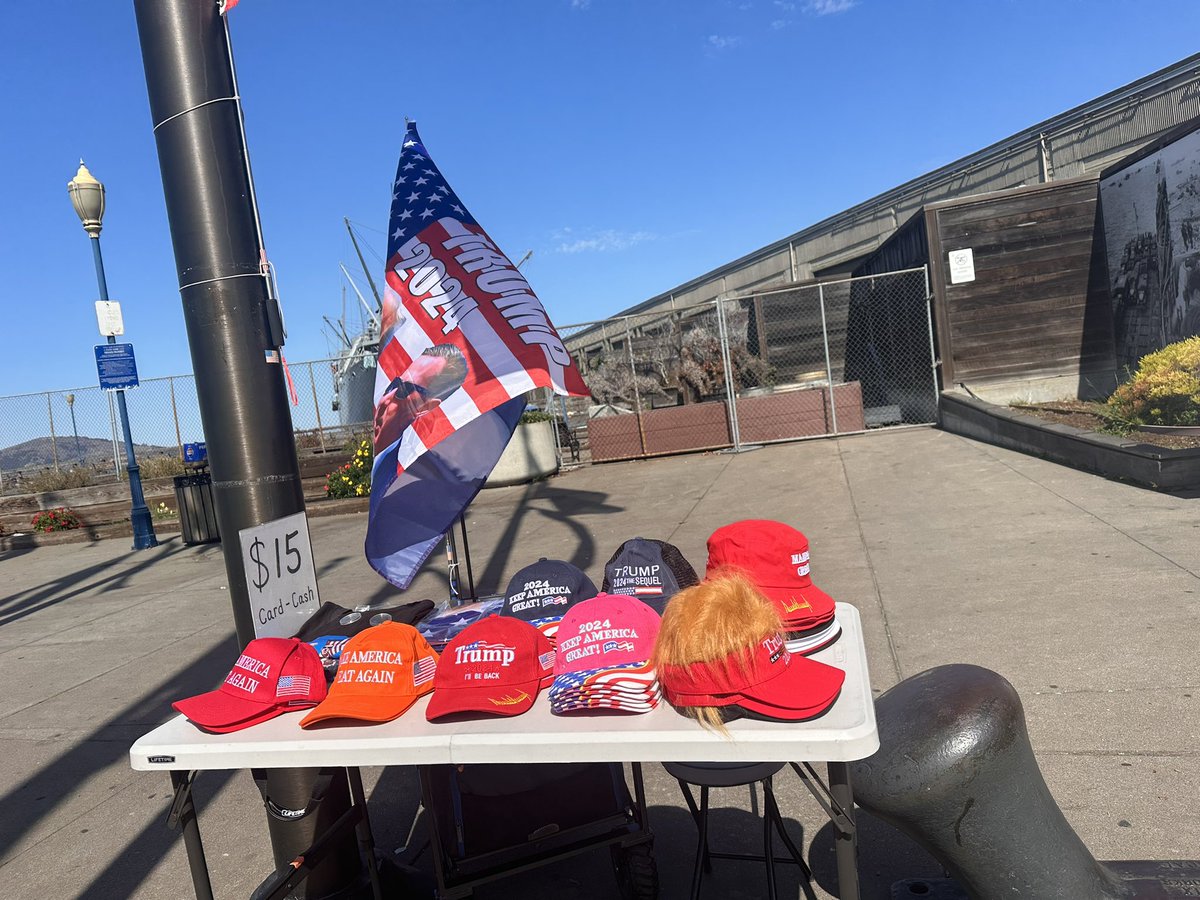 In San Francisco pier 39 .. there is hope #MAGA24
