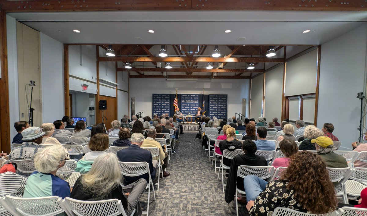 FDR Library (@fdrlibrary) on Twitter photo The @fdrlibrary was honored to host, with the Poughkeepsie Public Library District
<a href="/poklib/">Poughkeepsie Public Library District</a> and their BIG READ program series, "FOUNDATIONS OF A MOVEMENT: BLACK AMERICANS, CIVIL RIGHTS, AND THE ROOSEVELTS," A Conversation with Basil Smikle <a href="/BasilSmiklePhD/">Basil A. Smikle PhD</a> this afternoon. The @fdrlibrary was honored to host, with the Poughkeepsie Public Library District
<a href="/poklib/">Poughkeepsie Public Library District</a> and their BIG READ program series, "FOUNDATIONS OF A MOVEMENT: BLACK AMERICANS, CIVIL RIGHTS, AND THE ROOSEVELTS," A Conversation with Basil Smikle <a href="/BasilSmiklePhD/">Basil A. Smikle PhD</a> this afternoon.