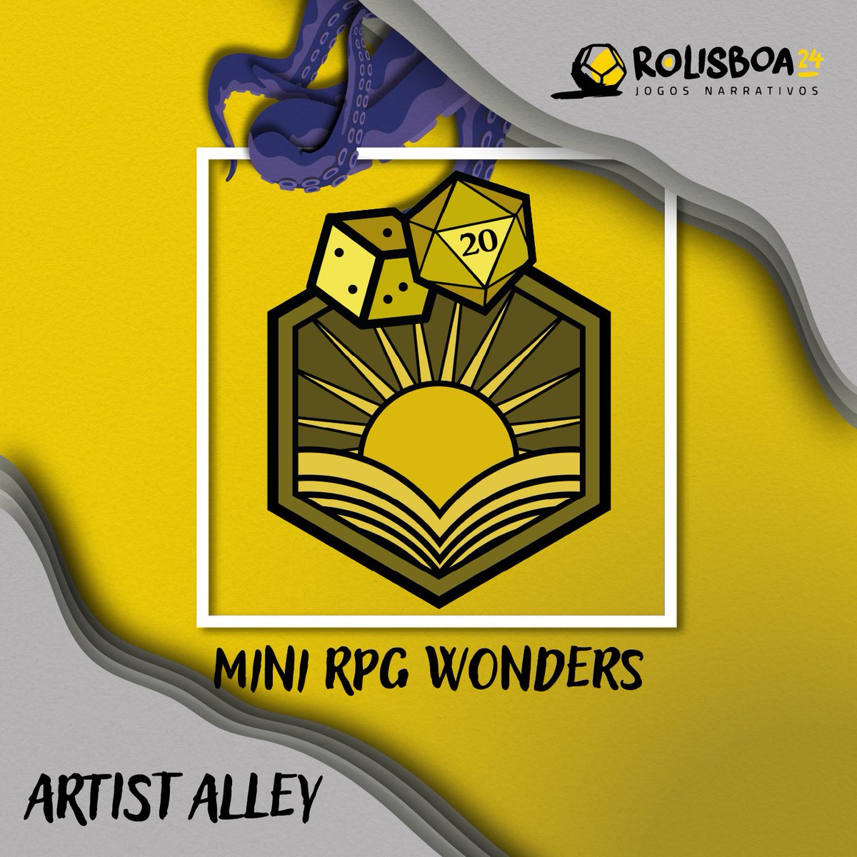 rolisboa's tweet photo. Caros aventureiros, @minirpgwonders estreia-se na artist-alley da Rolisboa!
#rolisboa #rlx #blx #artistalley #minirpgwonders https://t.co/KZ6DTbU52W