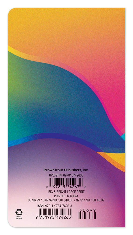 browntroutpub's tweet photo. Don't struggle to read tiny text as you keep organized. This #largeprint #planner features bold designs and bright colors to complement your style. With #largetext and numbers for #easyreading and plenty of space to write in appointments and special dates. https://t.co/AeUnq2dzjo https://t.co/Amm721bbeU