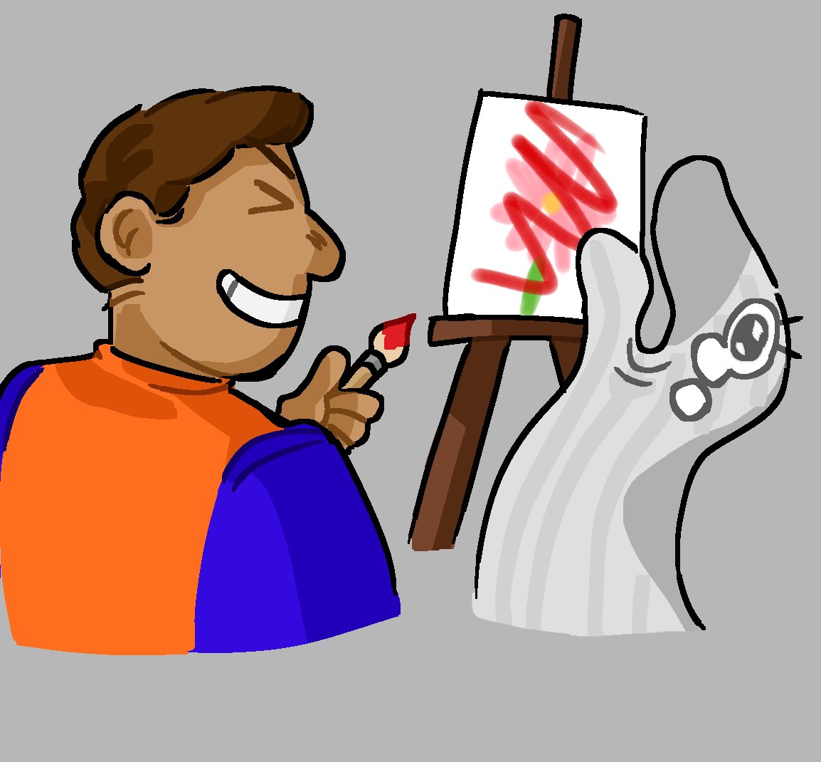 plasticspoonzz's tweet image. day 4-5 of balditober! #BaldisBasics #BaldisBasicsplus #balditober
