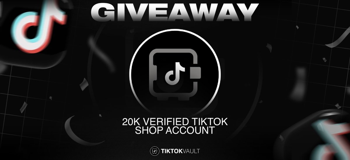 Tiktok_Vault's tweet image. 20k verified tiktok shop account giveaway🎁

How to enter👇

Follow us 👥
Like &amp;amp; Retweet ♥️ 
Join our Discord in bio 📲

Ends in 7 days.