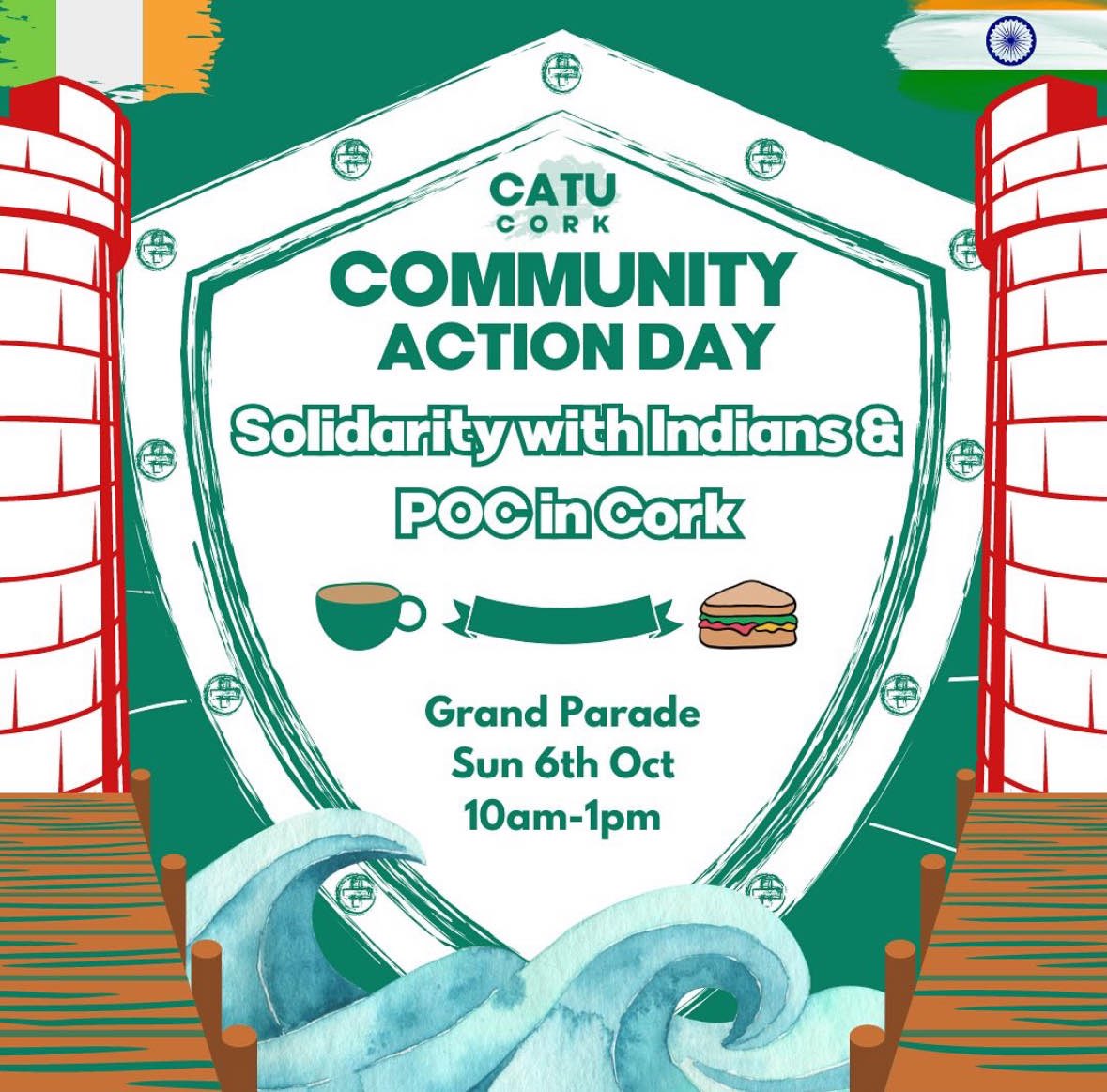 Tomorrow, Sunday the 6th, come visit Grand Parade for Community Action Day!
Stalls from CATU, ally organizations, and community groups will be there. Come engage in the conversation and fun as we all build a strong, connected, anti-racist community, together.