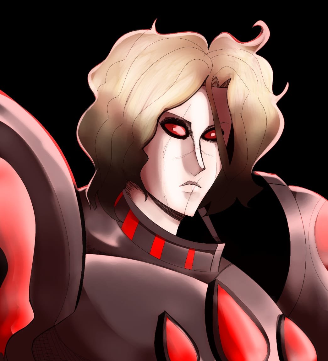 primarca alternativa de mi au warhammer 40k Inverted Paths SANGUINIUS la angel  de la muerte de la legion IX lords of the blood (señores de la sangre)  #warhammer40000 #warhammer40kInvertedPaths, image size:1044x1150