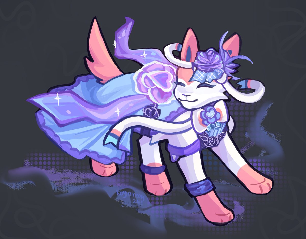 new sylve skin too pretty must draw... #sylveon #pokemonunite