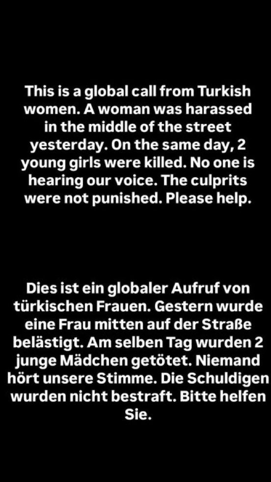 howtopavetheway's tweet photo. SPEAK LOUDER

Turkish women has no real security. They want to live. They want to walk in the streets with no worry in their minds. They want to live NORMAL. 

Help us spread the tags so our government can hopefully listen to it.

#turkishwomenneedhelp https://t.co/Ir8dLG0vFL