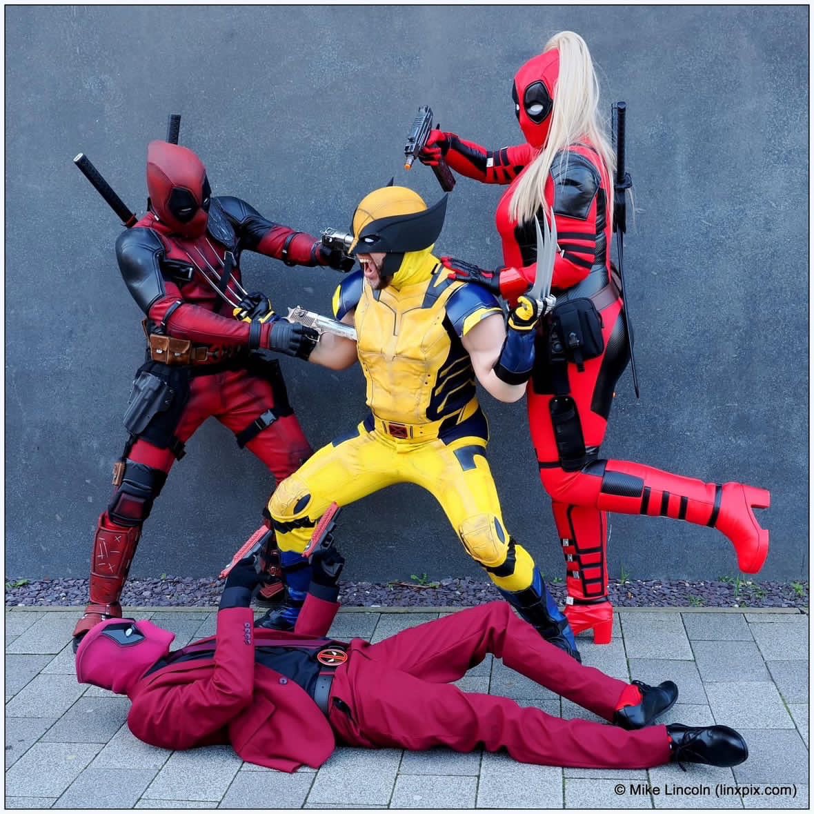 WolverSteve ๐๐ (@wolversteve) on Twitter photo Hereโs just a few variants <a href="/thelinccon/">The Linc-Con</a> #DeadpoolAndWolverine #LFG โค๏ธ๐
Photo Credit to MikeLincoln #Wolverine #Deadpool #LadyDeadpool <a href="/ParkerPool7/">Steve Parker</a> <a href="/LisaJ_cosplay/">Lisa J Cosplay</a> Hereโs just a few variants <a href="/thelinccon/">The Linc-Con</a> #DeadpoolAndWolverine #LFG โค๏ธ๐
Photo Credit to MikeLincoln #Wolverine #Deadpool #LadyDeadpool <a href="/ParkerPool7/">Steve Parker</a> <a href="/LisaJ_cosplay/">Lisa J Cosplay</a>