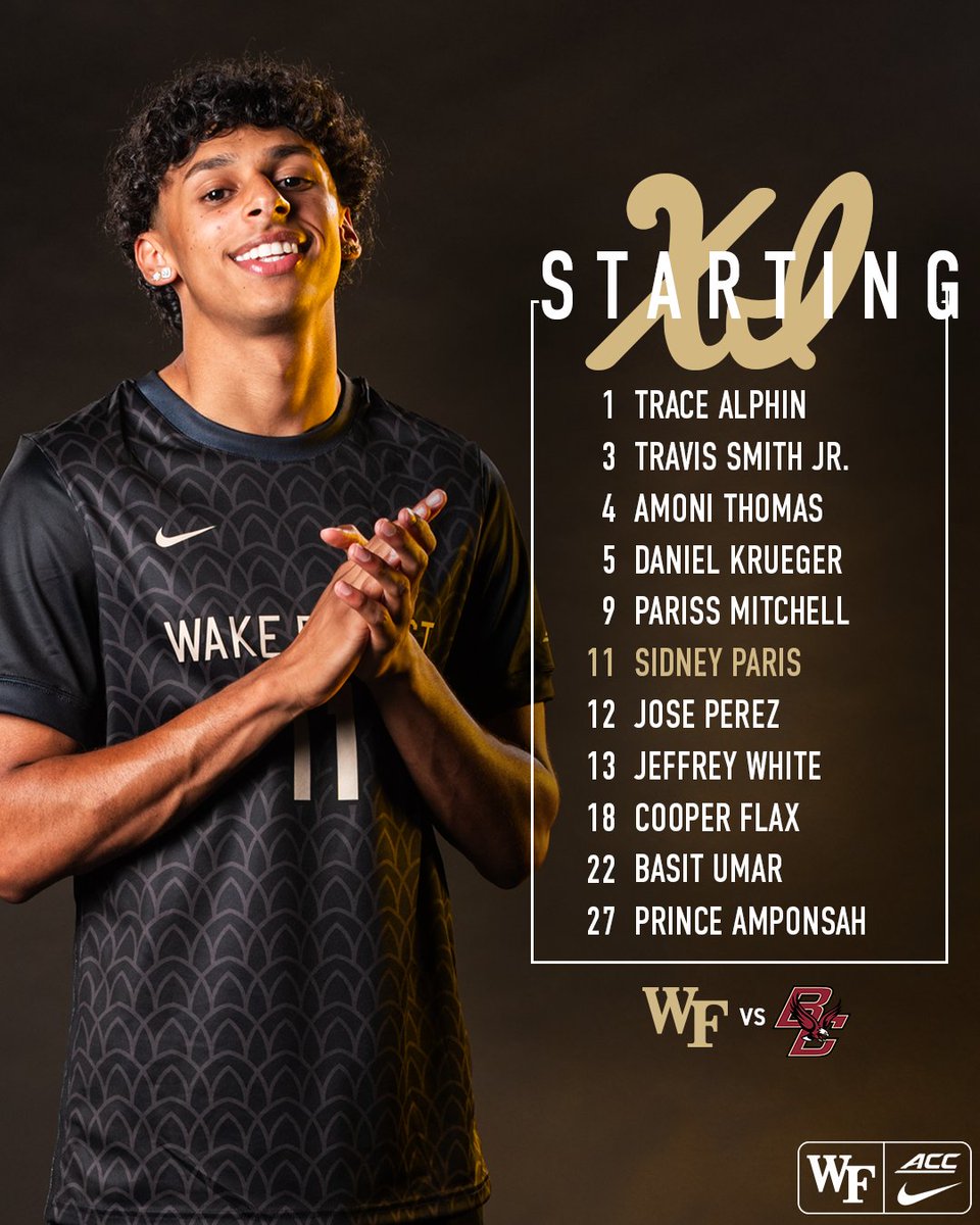 Tonight's Starting XI vs. Boston College ⤵️