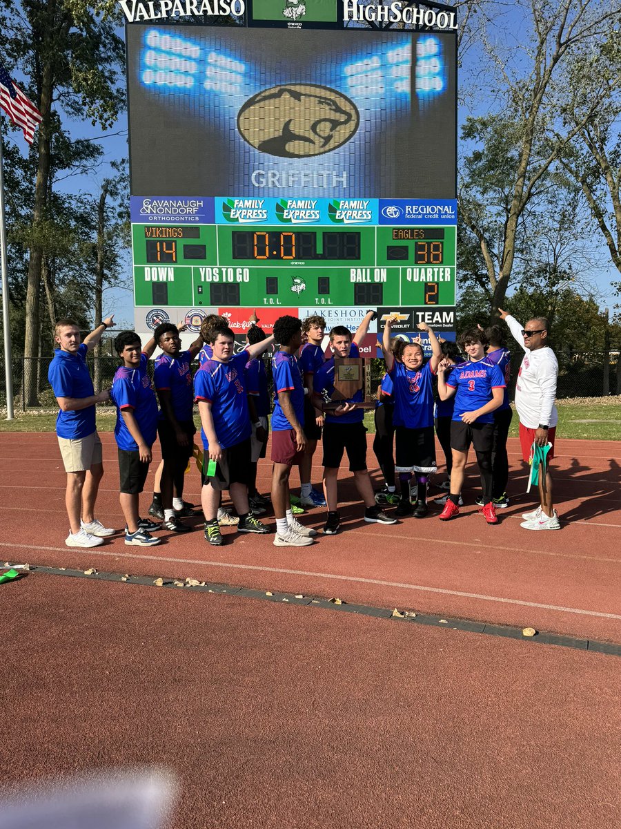 John Adams Unified Flag Football tweet media