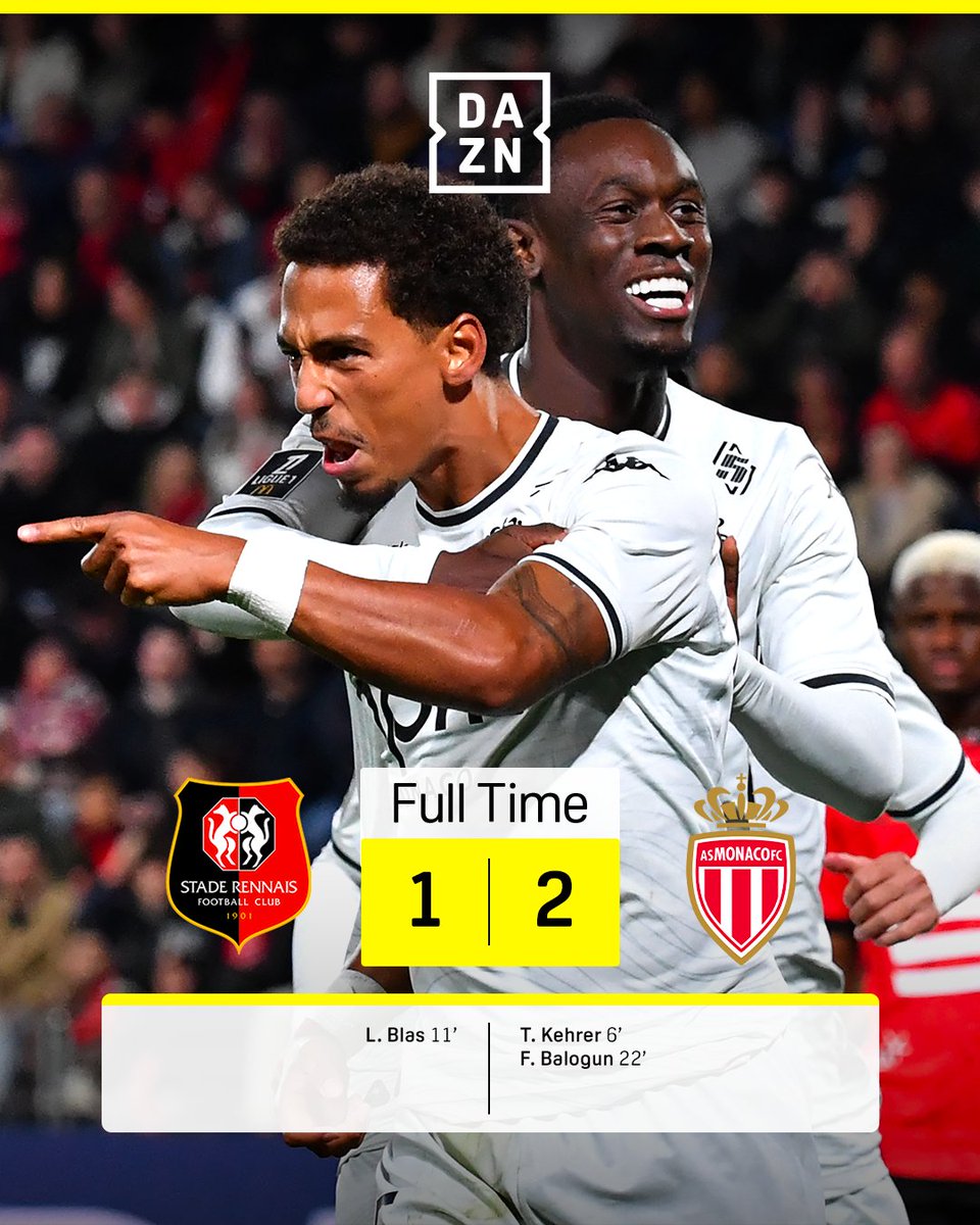 DAZN_FR's tweet image. 🏆 | Monaco prend provisoirement la tête du classement ! 🔝🧮 #SRFCASM