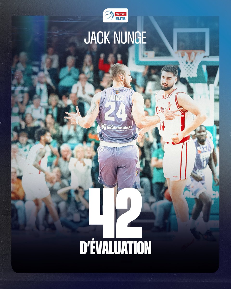 Betclic ELITE (@betclic_elite) on Twitter photo LA PERFORMANCE EXCEPTIONNELLE DE JACK NUNGE 🔥🔥🔥
32 PTS (dont 24 en une mi-temps) ⭐️
7 REB ⭐️
4 AST ⭐️
3 CTR ⭐️
42 d'EVAL ⭐️
#BetclicELITE | <a href="/ESSMbasket/">ESSM Le Portel</a> LA PERFORMANCE EXCEPTIONNELLE DE JACK NUNGE 🔥🔥🔥
32 PTS (dont 24 en une mi-temps) ⭐️
7 REB ⭐️
4 AST ⭐️
3 CTR ⭐️
42 d'EVAL ⭐️
#BetclicELITE | <a href="/ESSMbasket/">ESSM Le Portel</a>